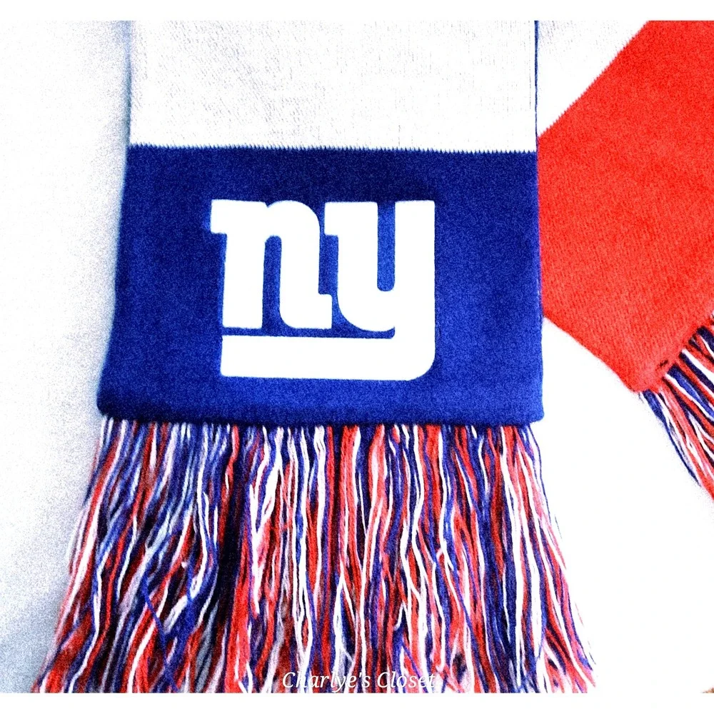 New York Giants NFL 47 BRAND Adult‎ Unisex Fringe Winter Stadium Scarf